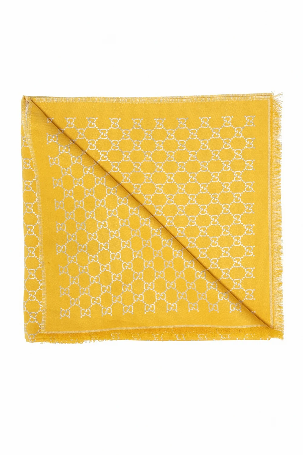 YELLOW  Scarf with logo