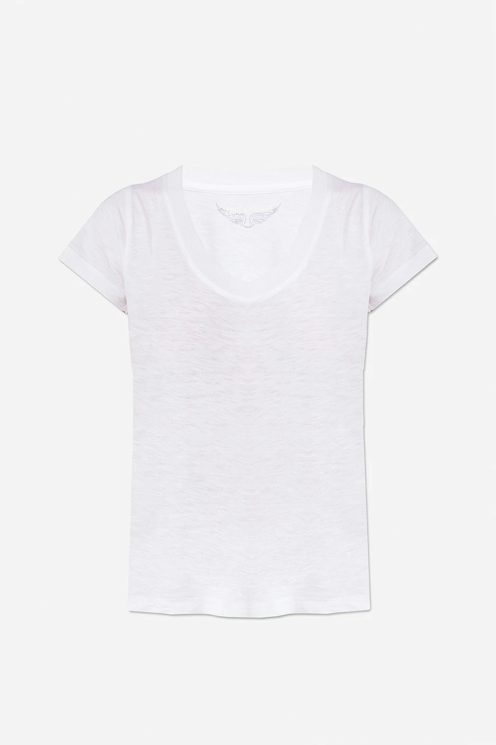 ‘Tiny Slub’ T-shirt with logo