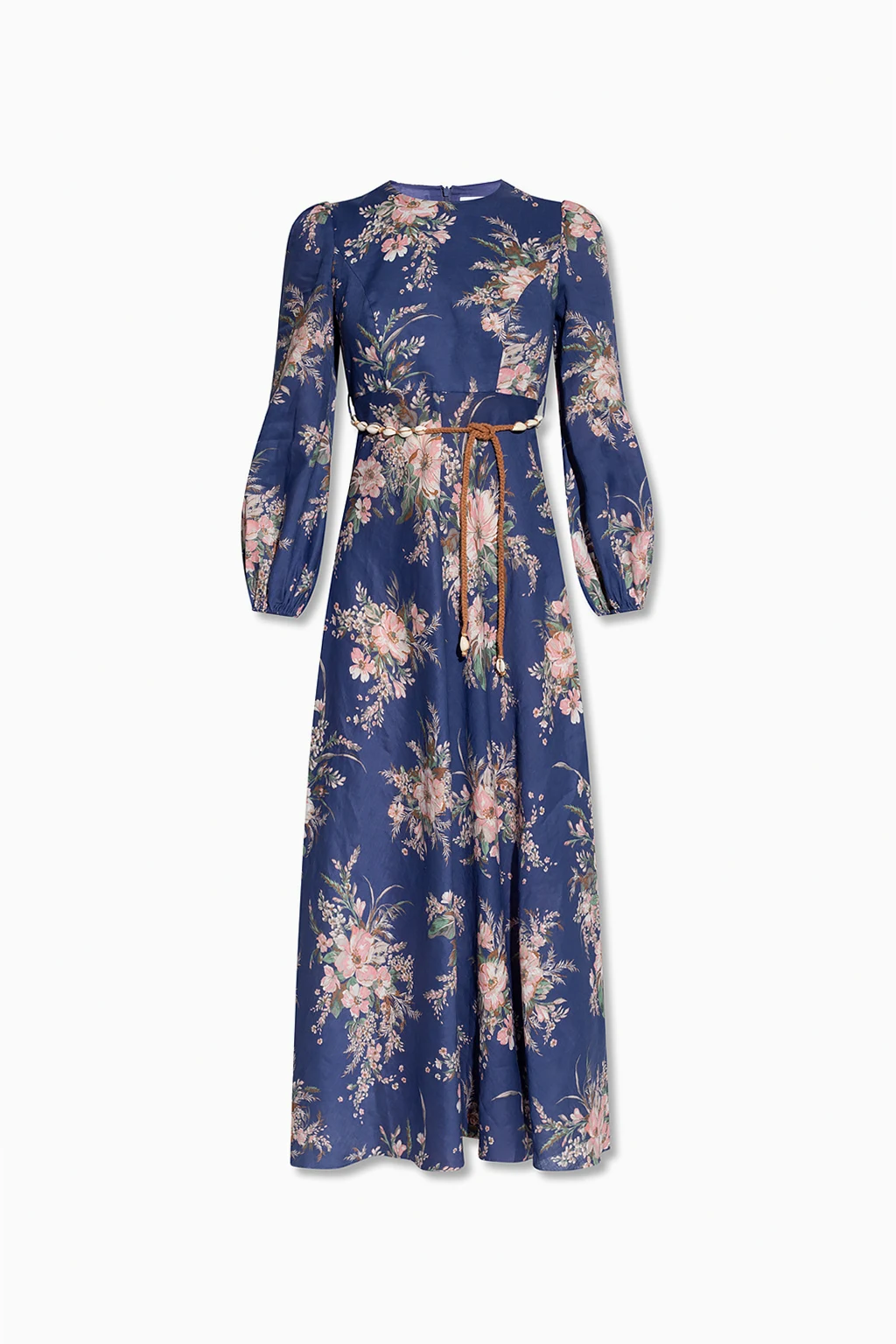 Dress with floral motif