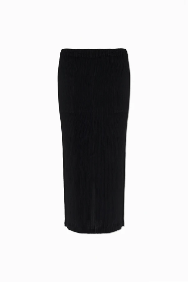 BLACK Pleated skirt