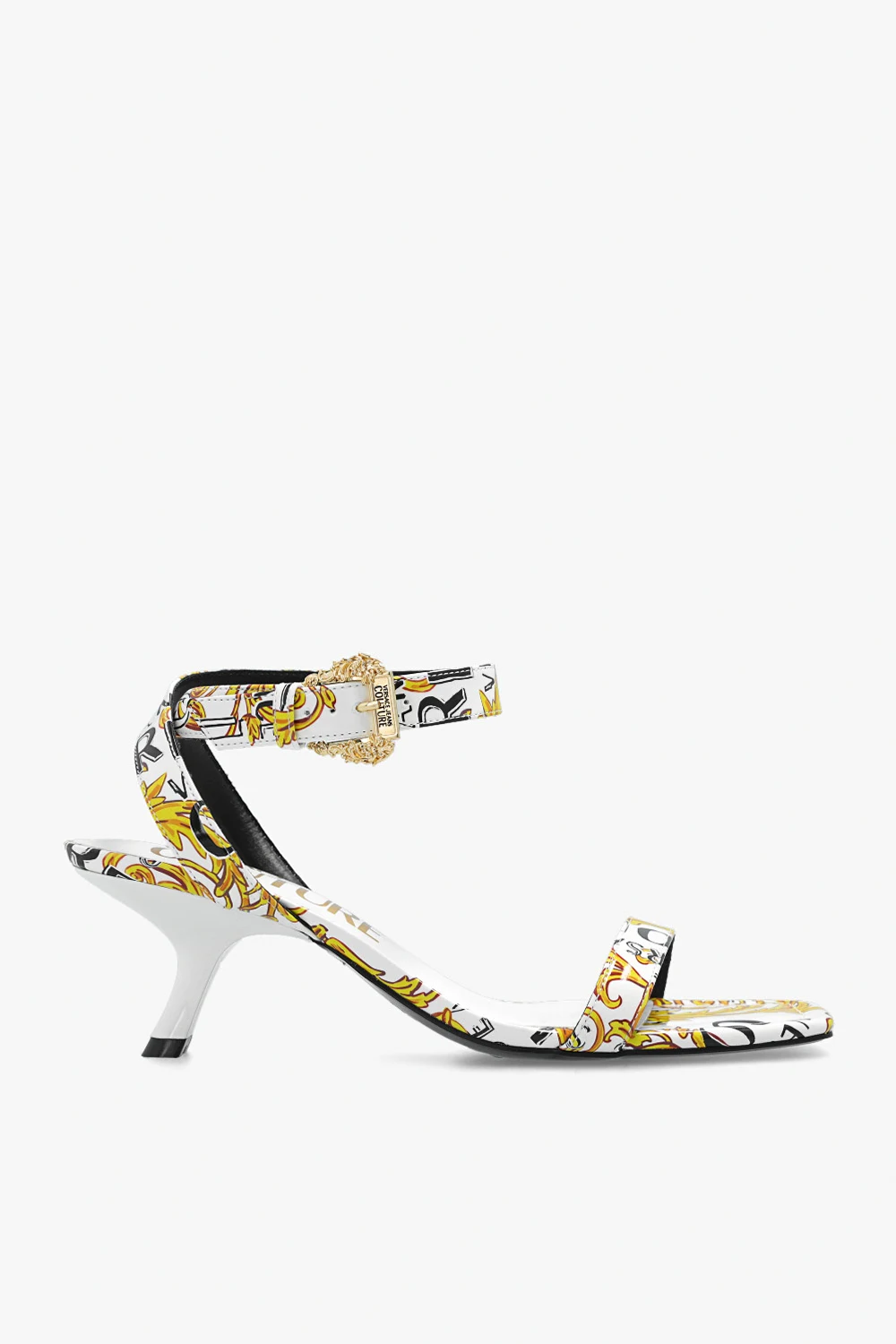 WHITE ‘Fiona’ heeled sandals