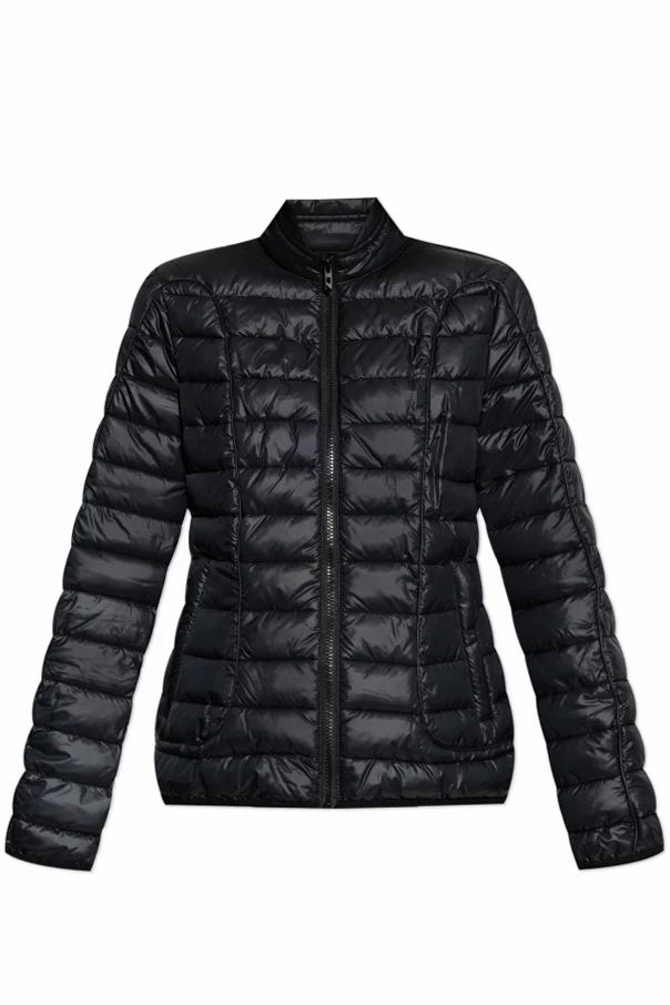 CZARNY Pikowana kurtka `W-PILOT-FEM`