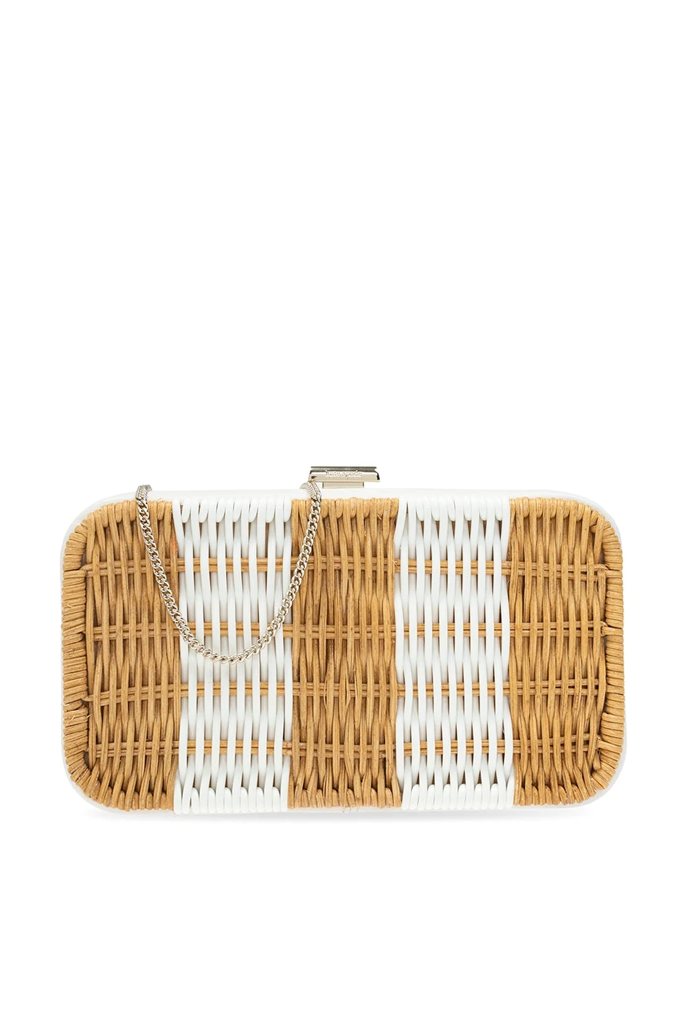 BROWN Rattan shoulder bag