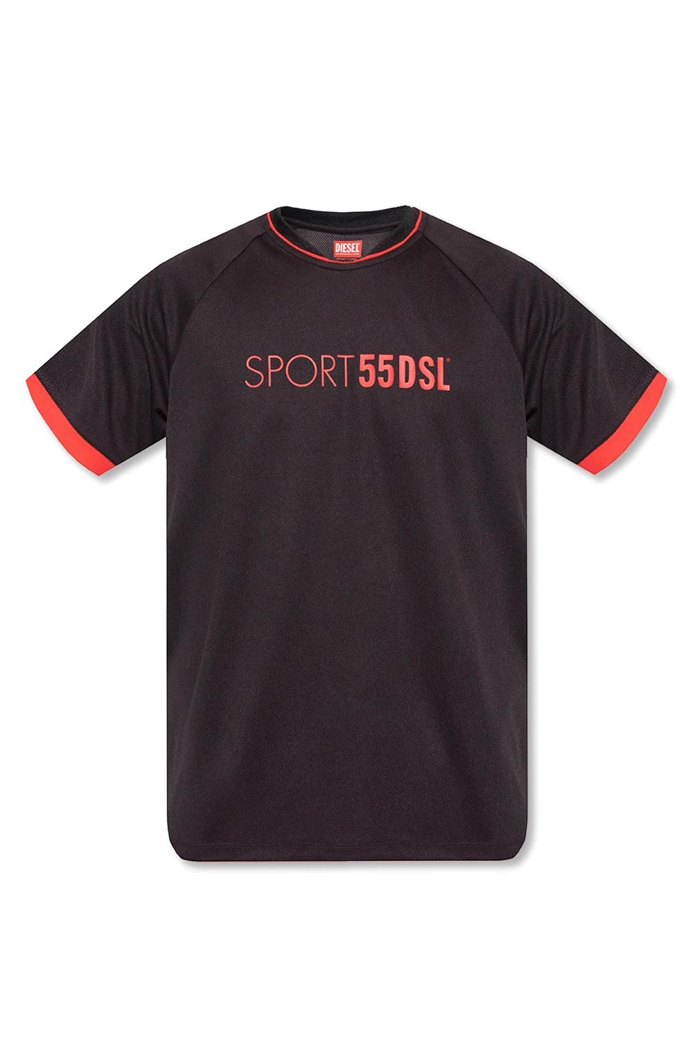 BLACK ‘AMTEE-CROSSOON’ T-shirt