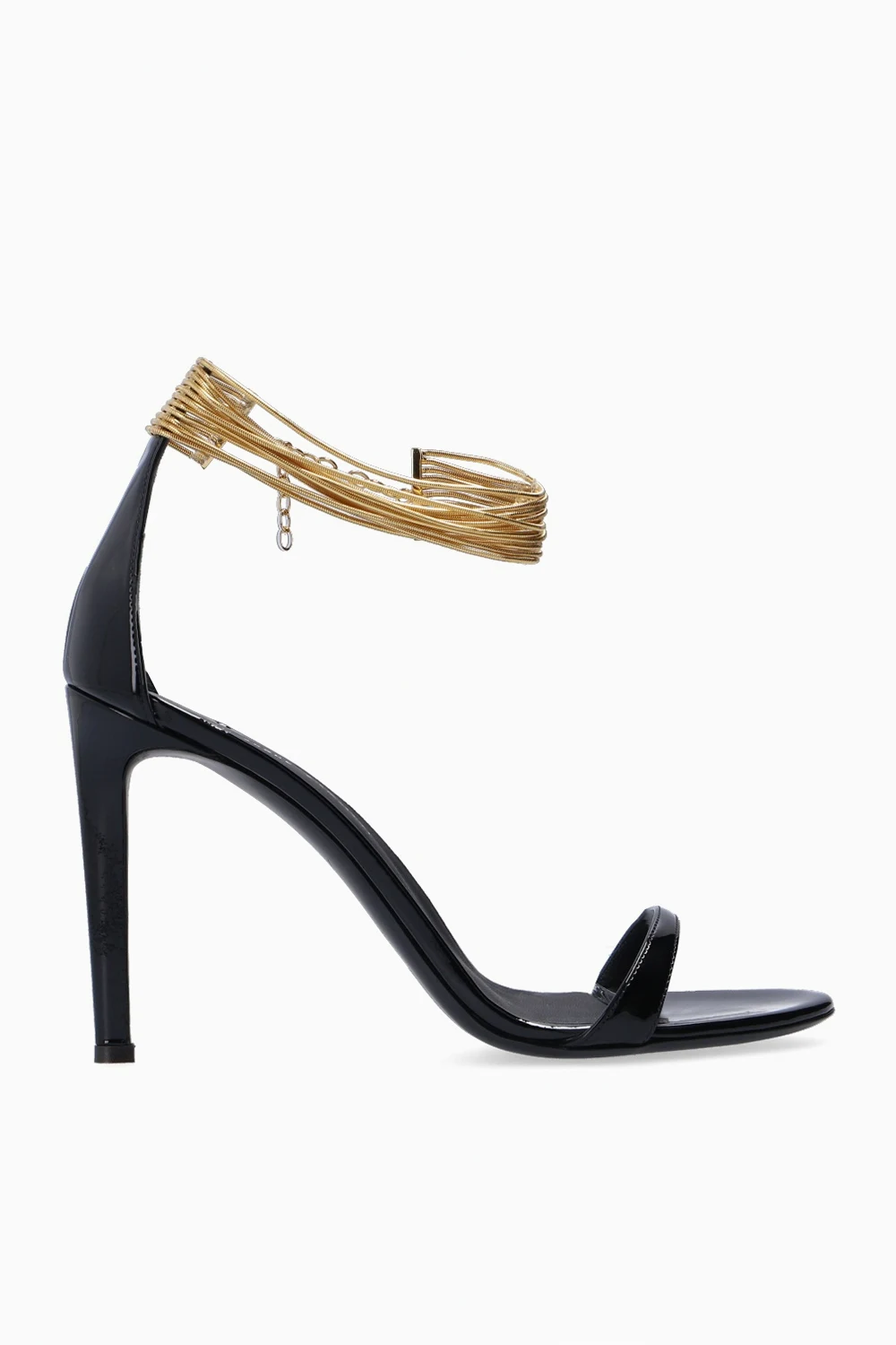 BLACK 'Kay’ heeled sandals