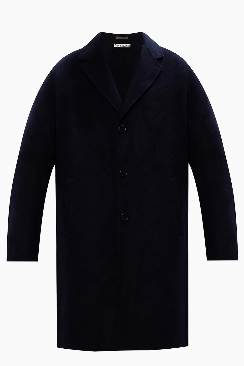 Coat with notched lapels
