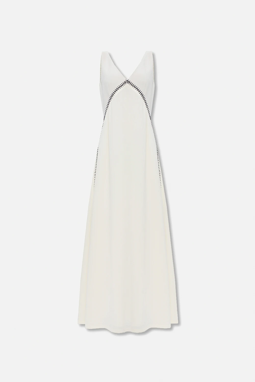 Maxi dress with stitching details
