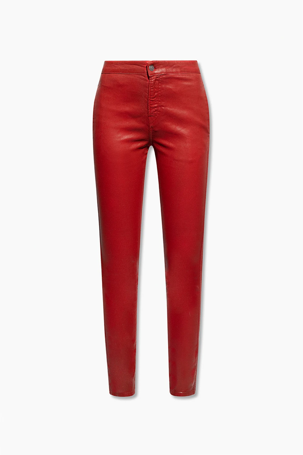 RED ‘Babhila’ waxed trousers