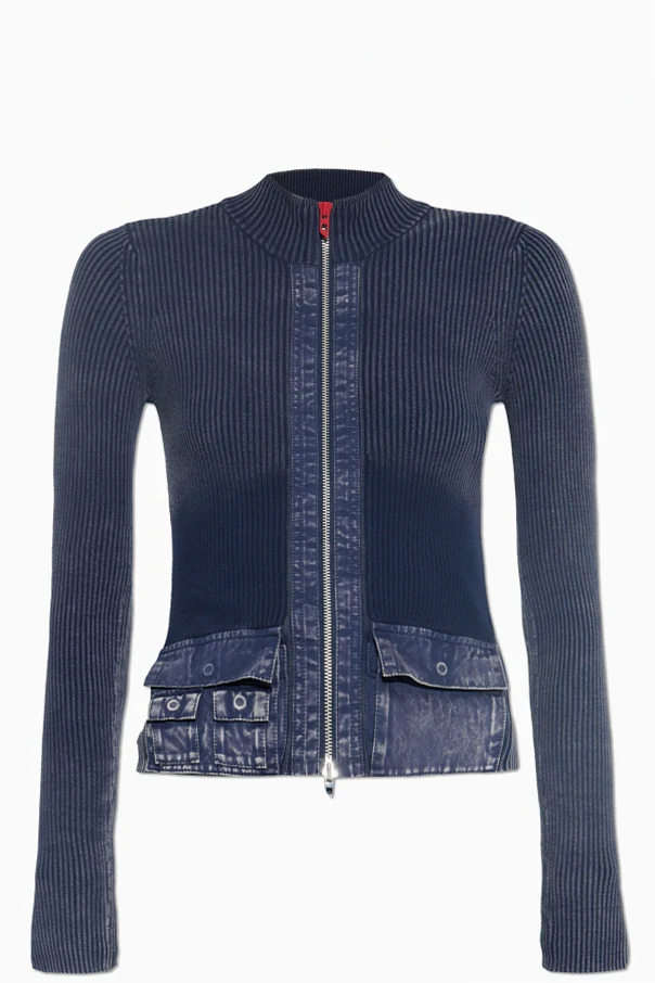 GRANATOWY Kardigan `M-MELISSA`