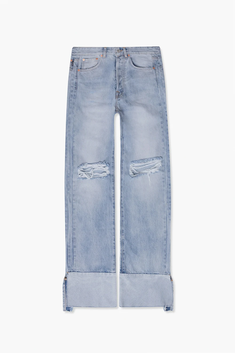 light blue Distressed jeans