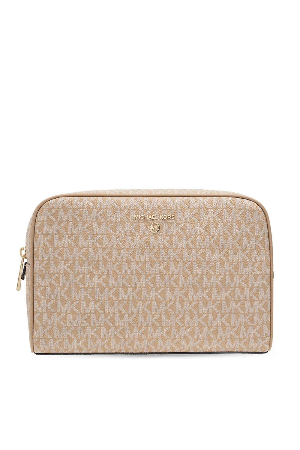 beige ‘Jet Set’ wash bag