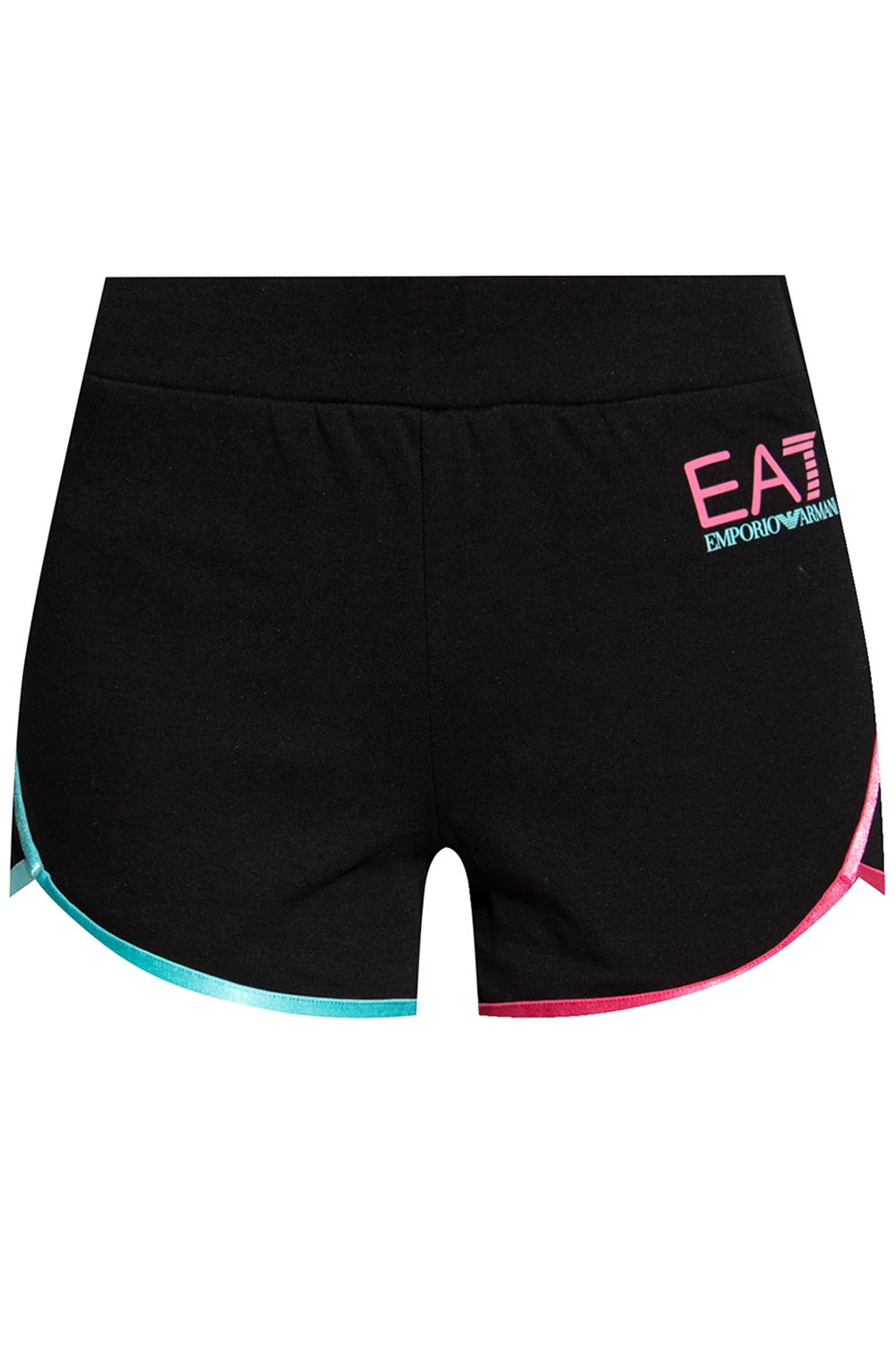 BLACK Sports shorts with logo