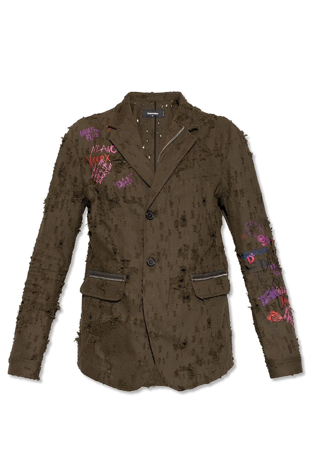 Blazer with vintage effect
