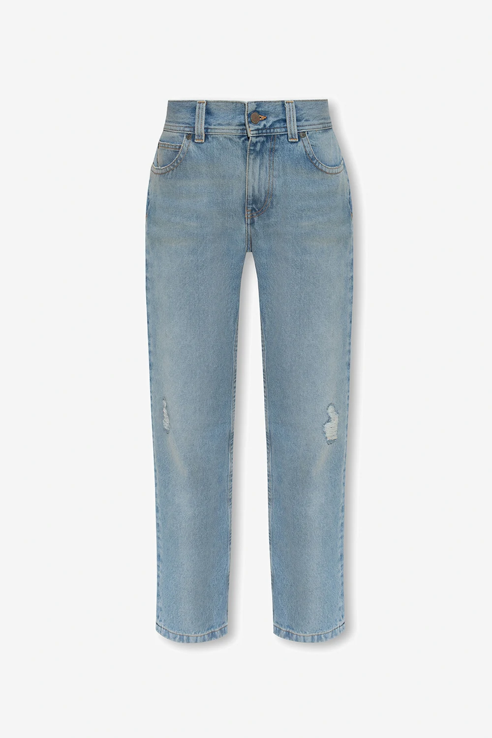 Distressed jeans