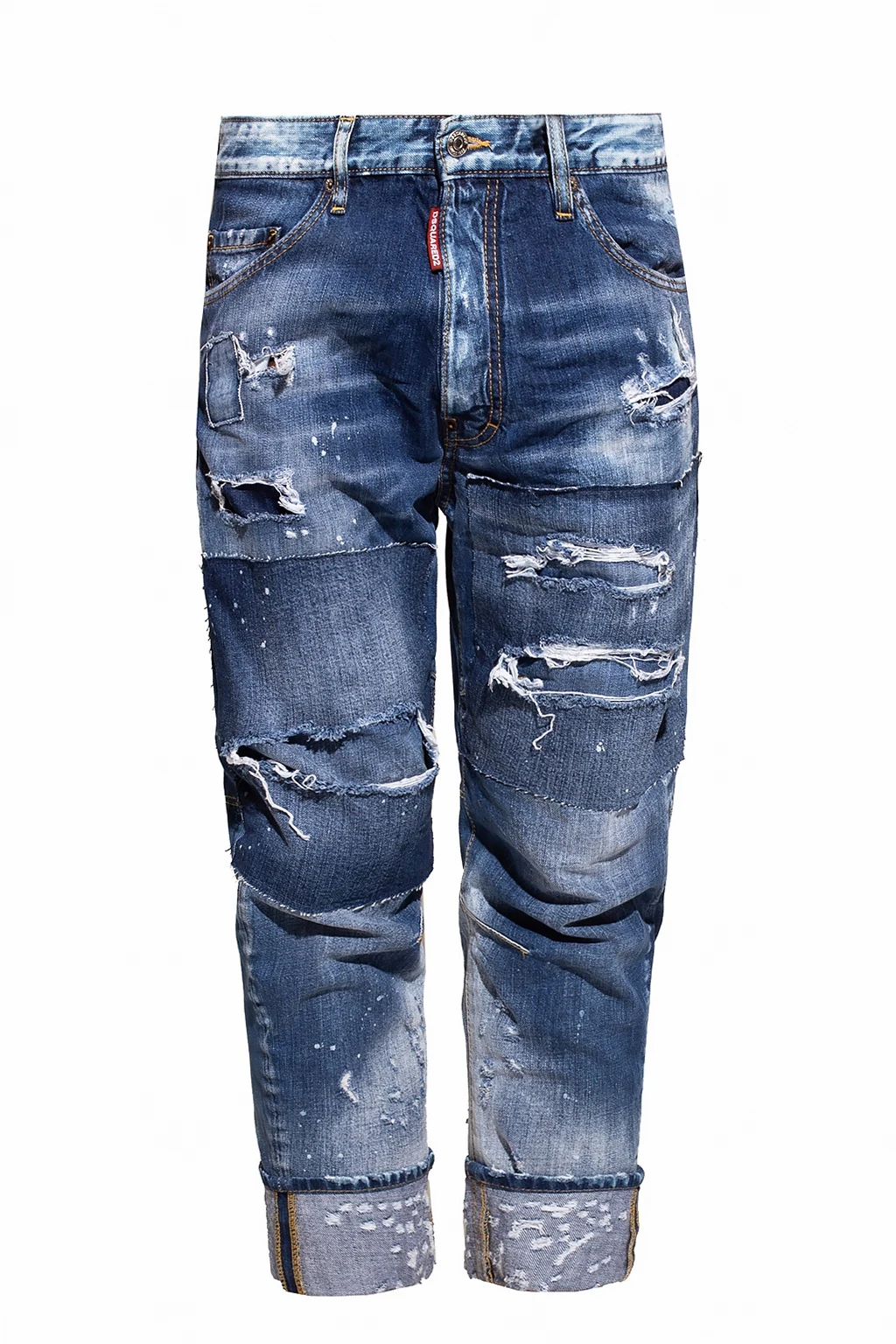 Jeansy z surowym wykończeniem 'Combat Jean'