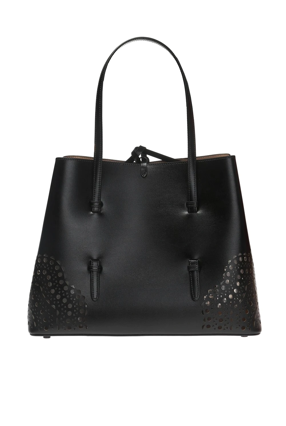 'Mina' perforated handbag
