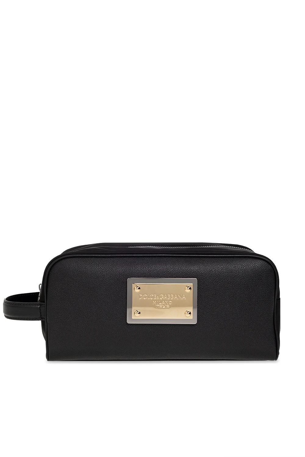 BLACK Wash bag with logo