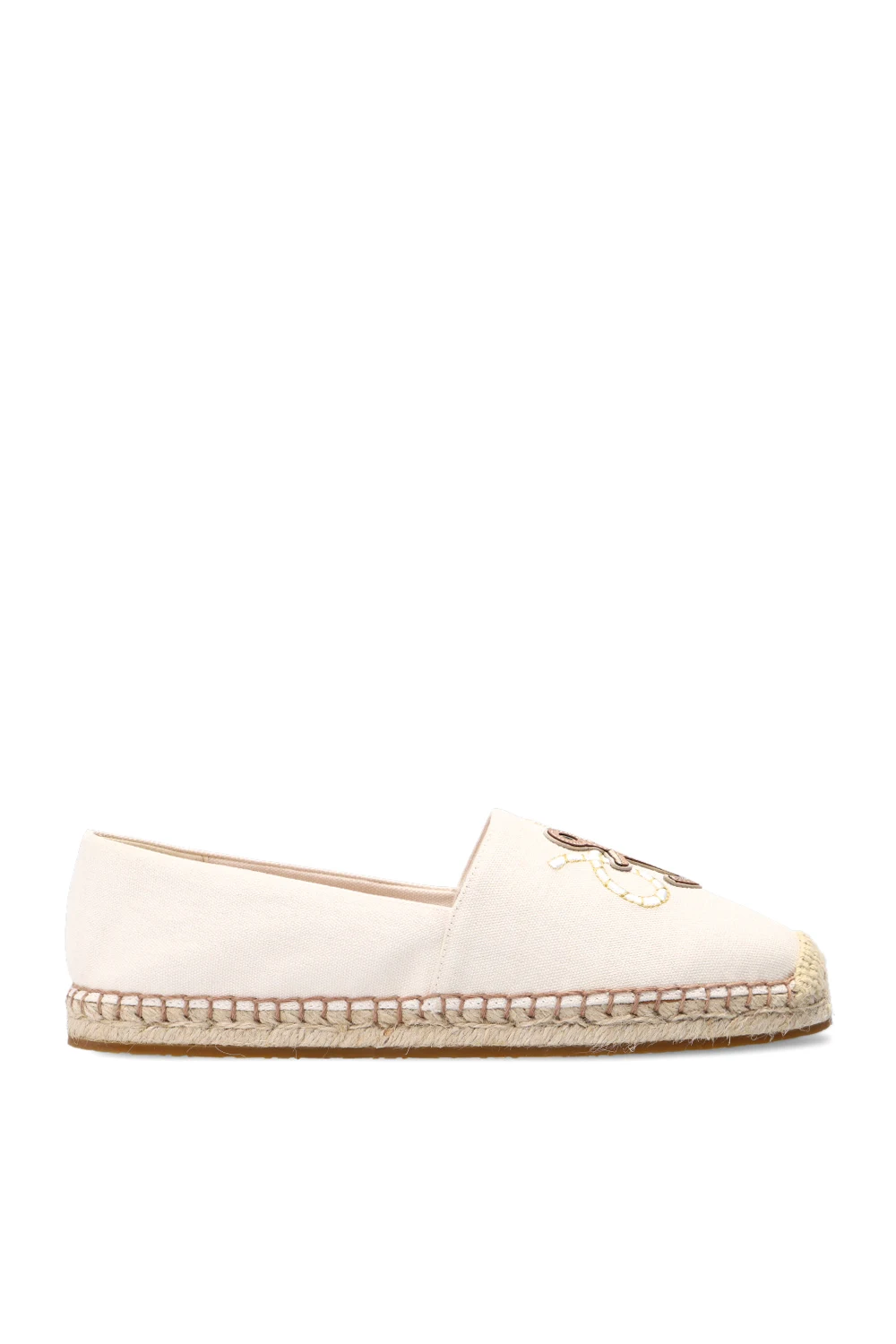 cream 'Tippy' espadrilles with logo