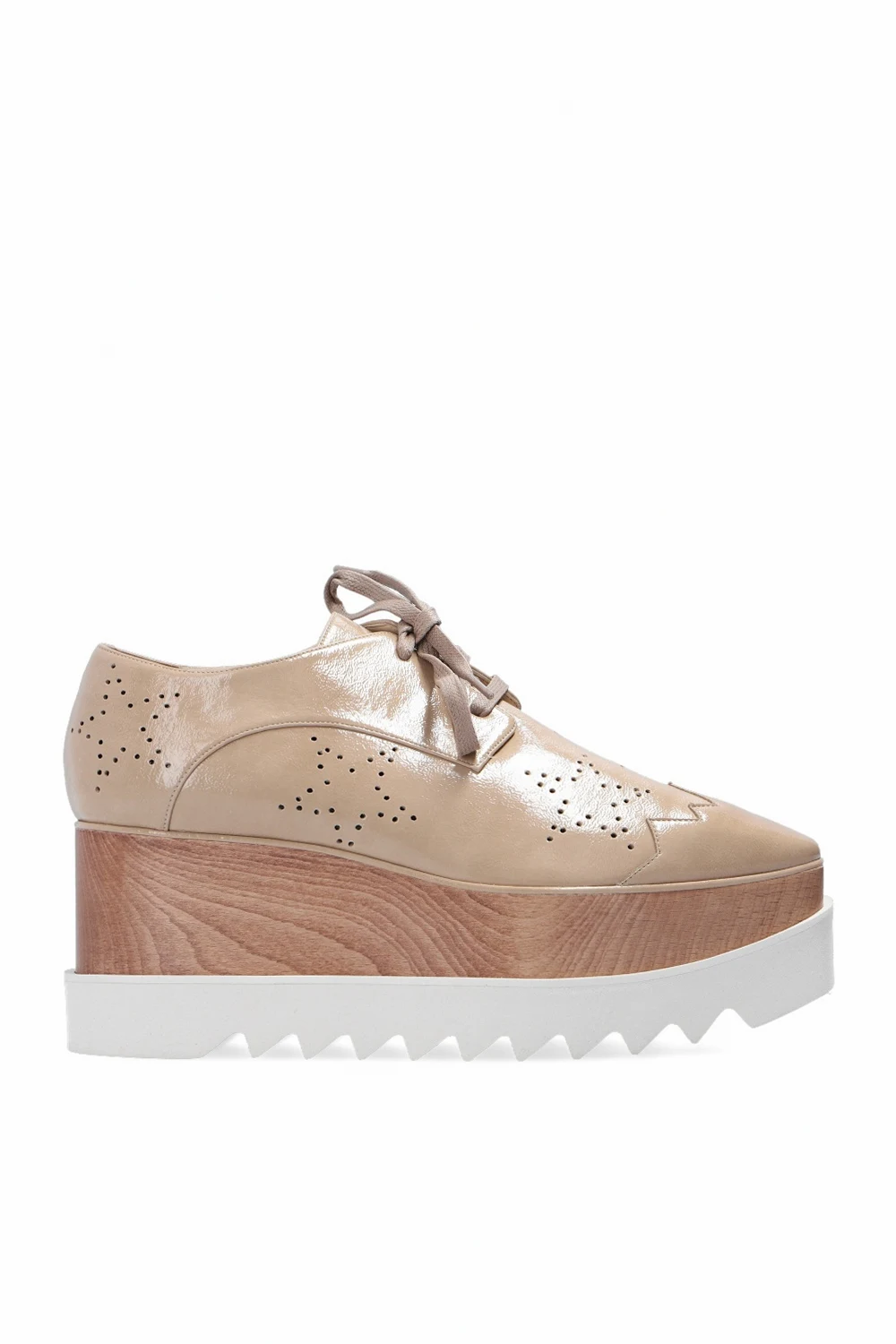 beige ‘Elyse’ platform shoes