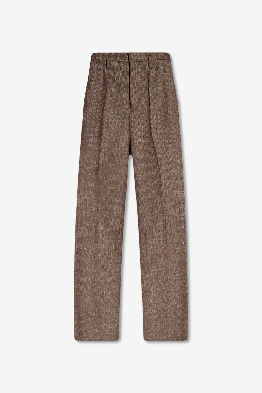 High-waisted trousers
