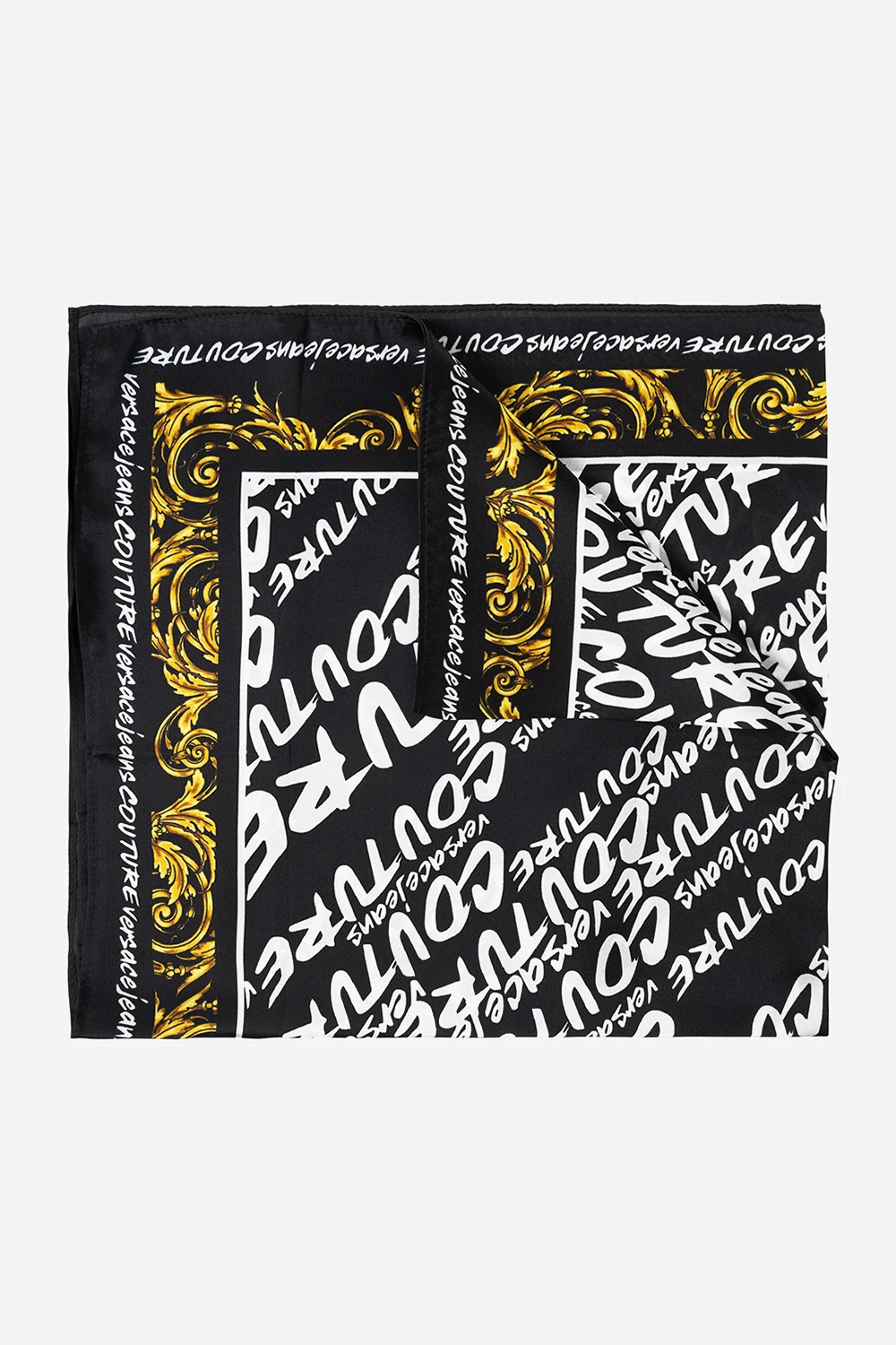 BLACK Silk shawl