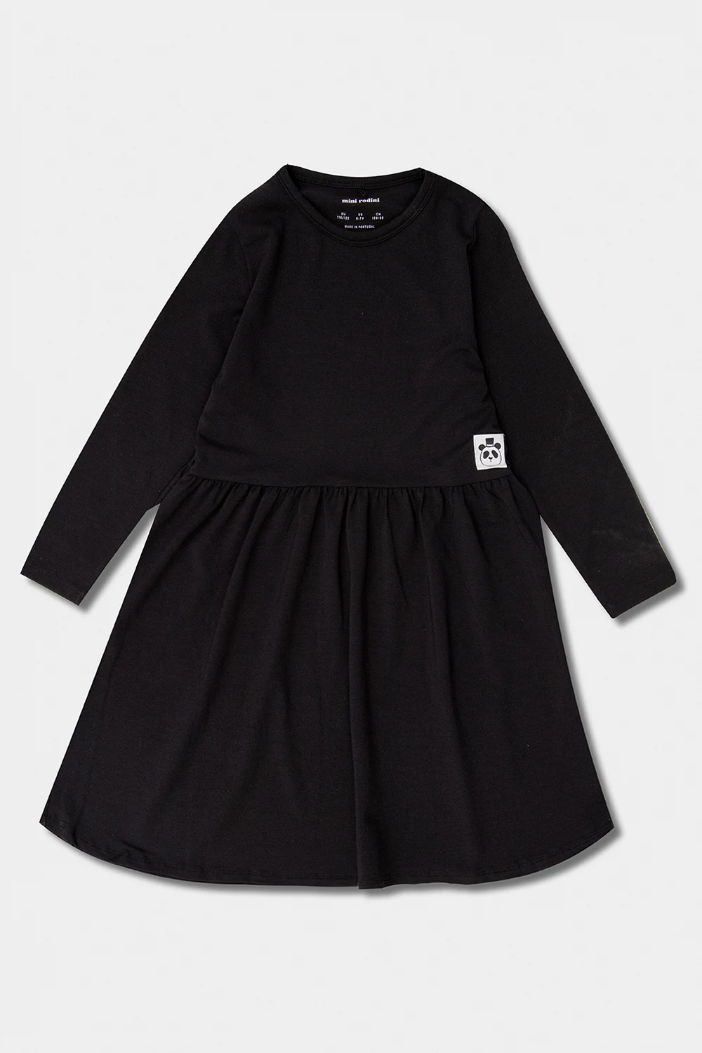 BLACK Logo-patched dress