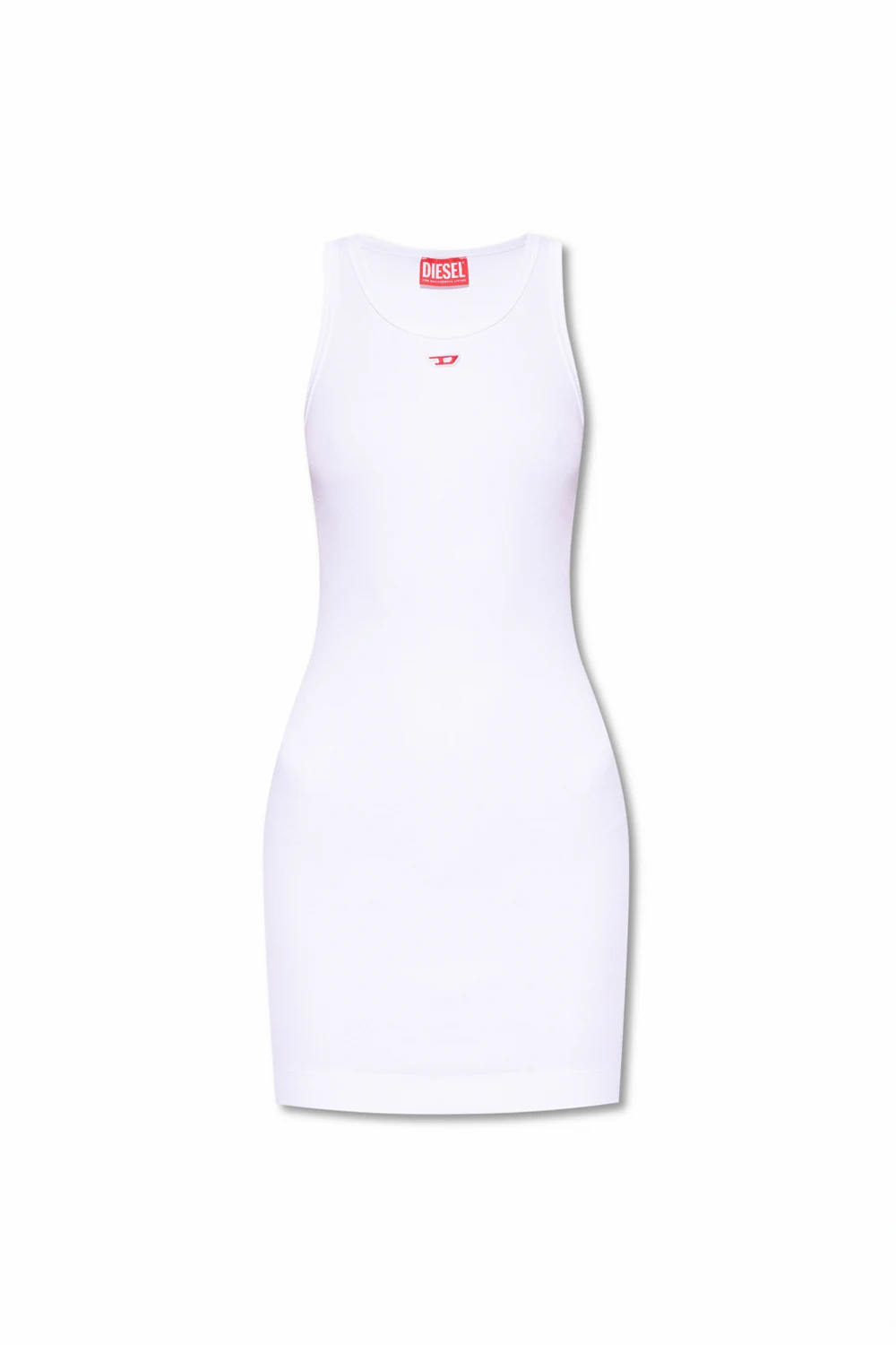 WHITE ‘D-Tank’ sleeveless dress