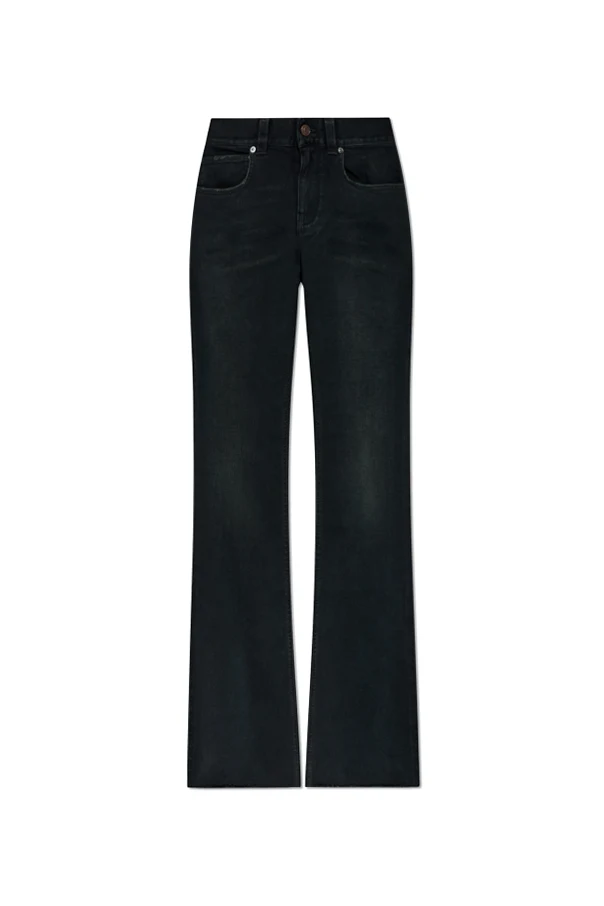 BLACK Jeans with flared legs