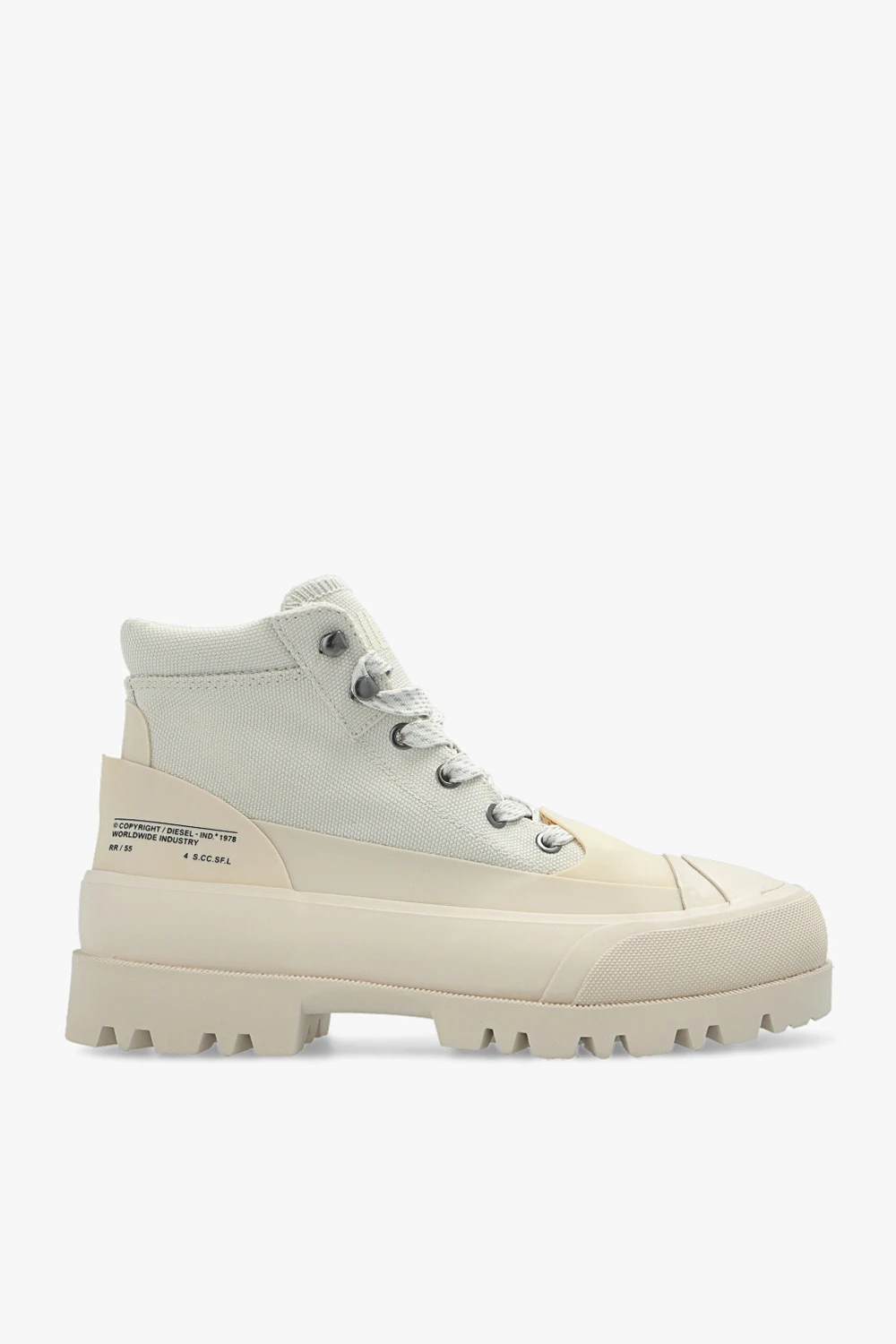 cream ‘D-HIKO’ boots