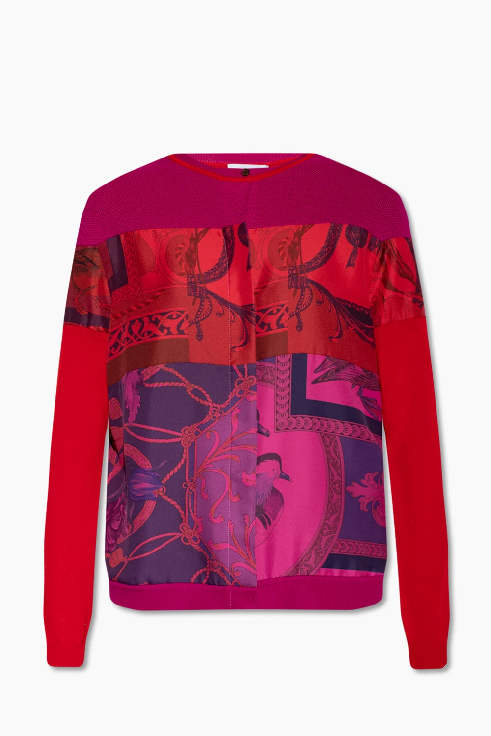 Printed cardigan
