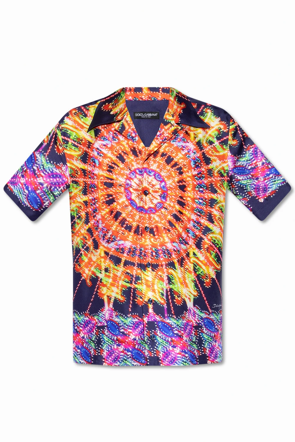 MULTICOLOUR Silk shirt with short sleeves