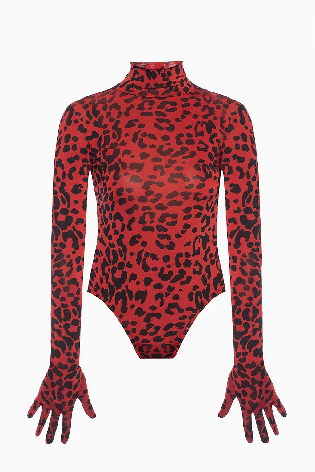 RED Leopard-printed body