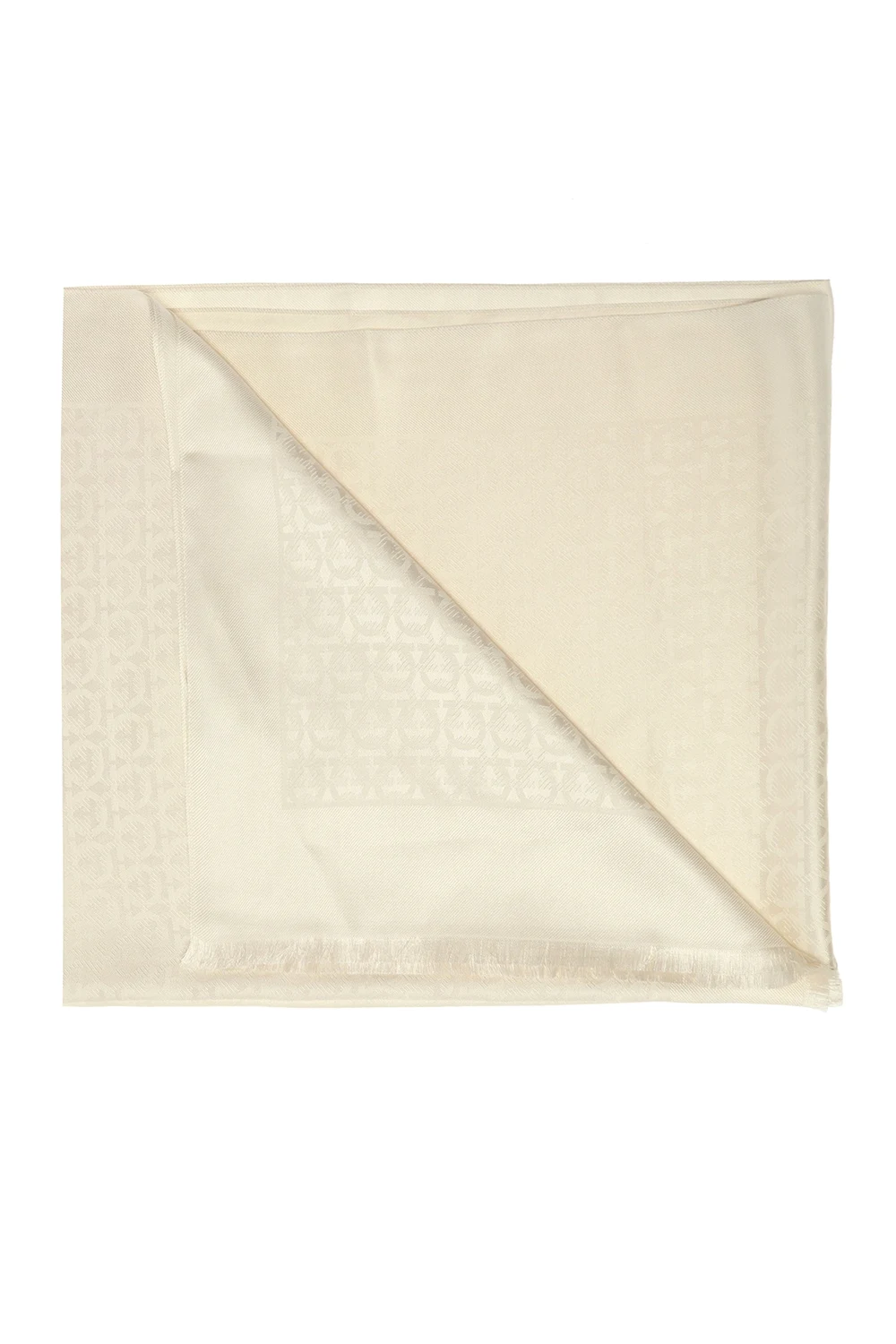 cream ‘Gancini’ scarf