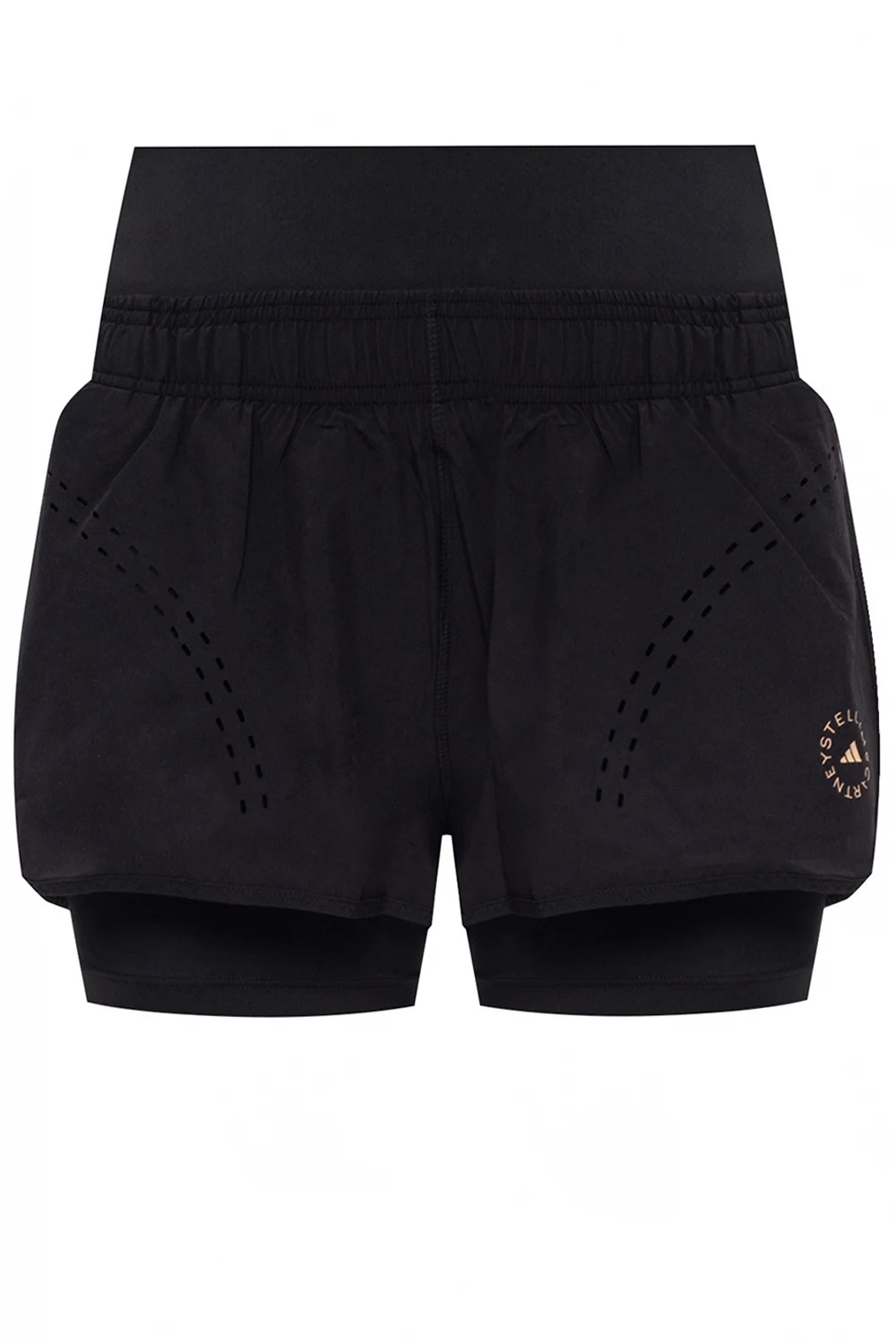 Dwuwarstwowe szorty z logo