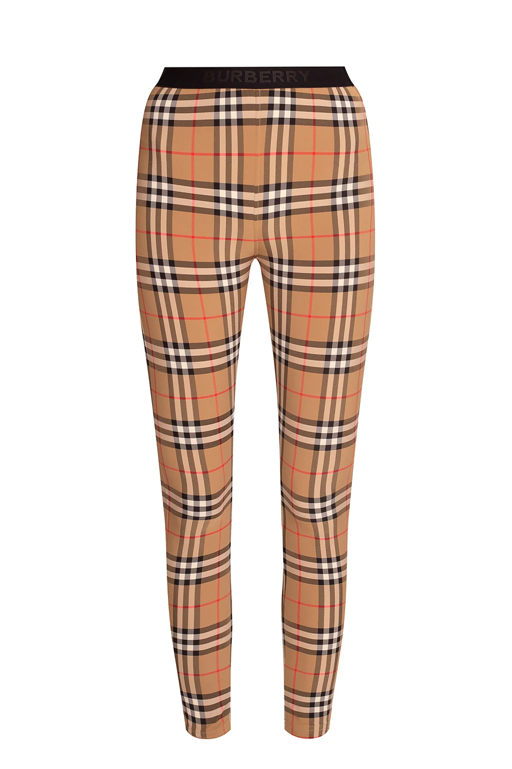 beige Leggings with logo