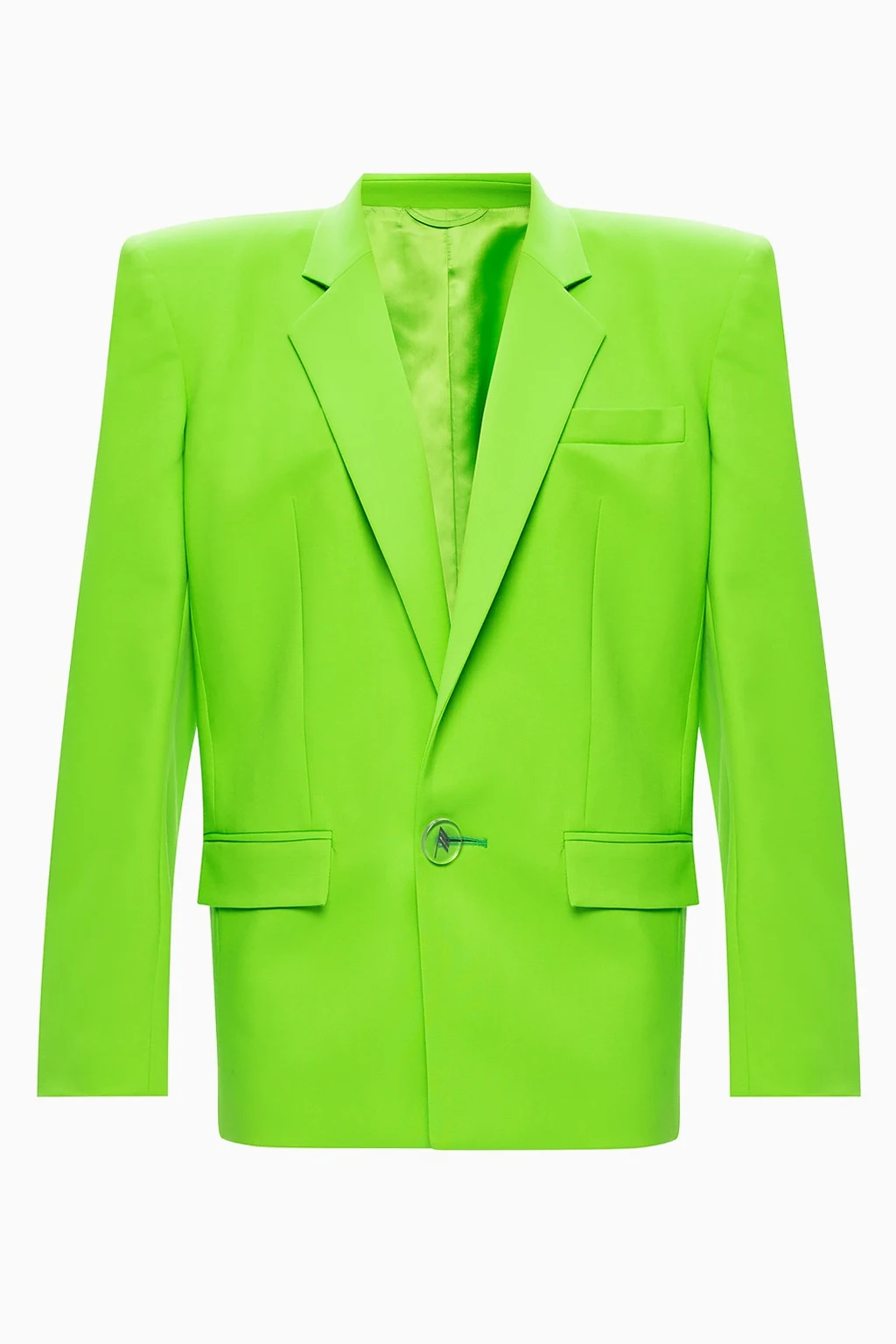 Blazer with padded shoulders
