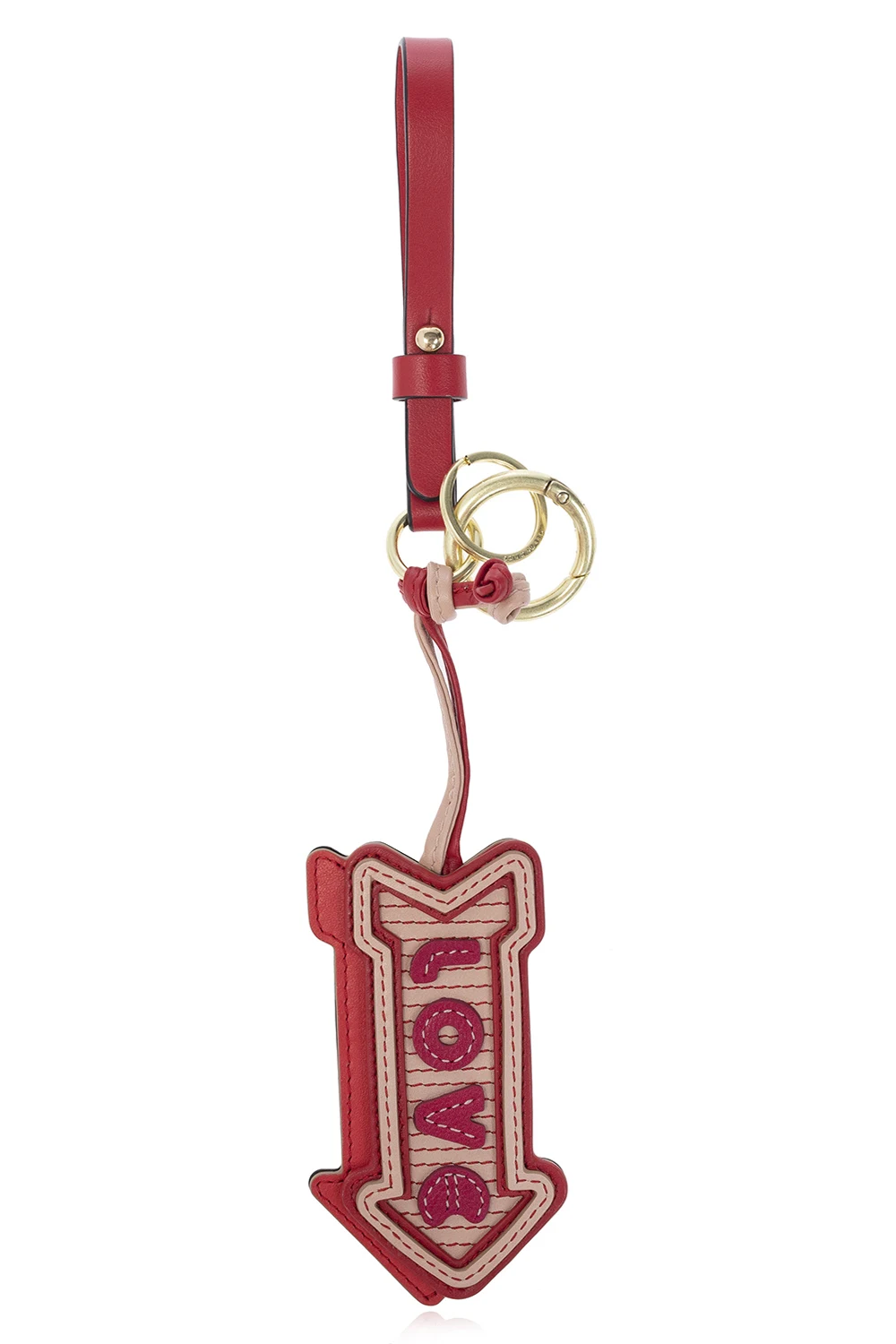 RED Keyring with charm