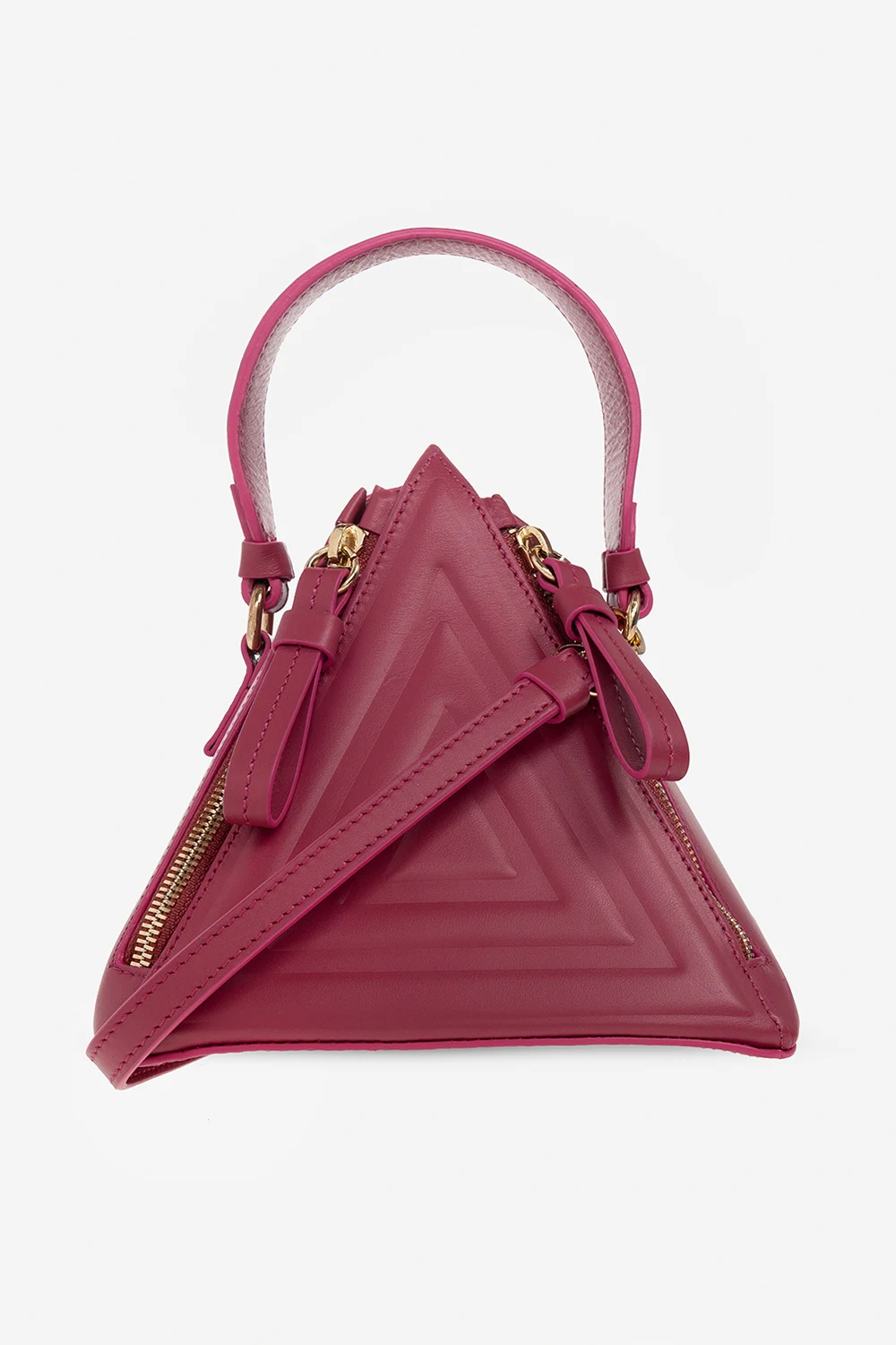 Leather shoulder bag