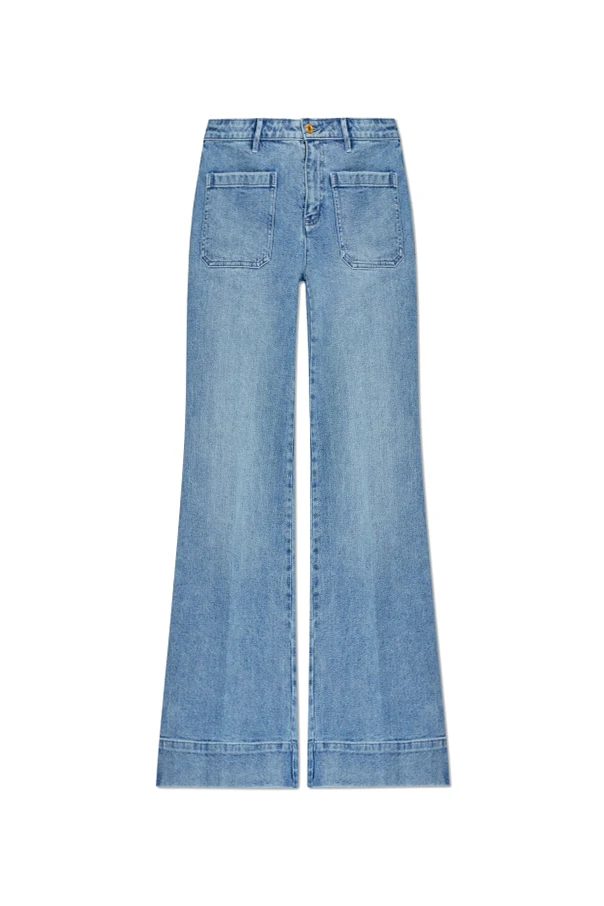 BLUE Flared leg jeans