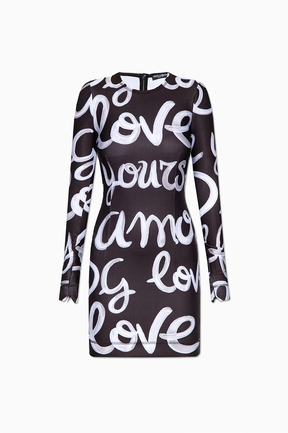 BLACK Dress with logo