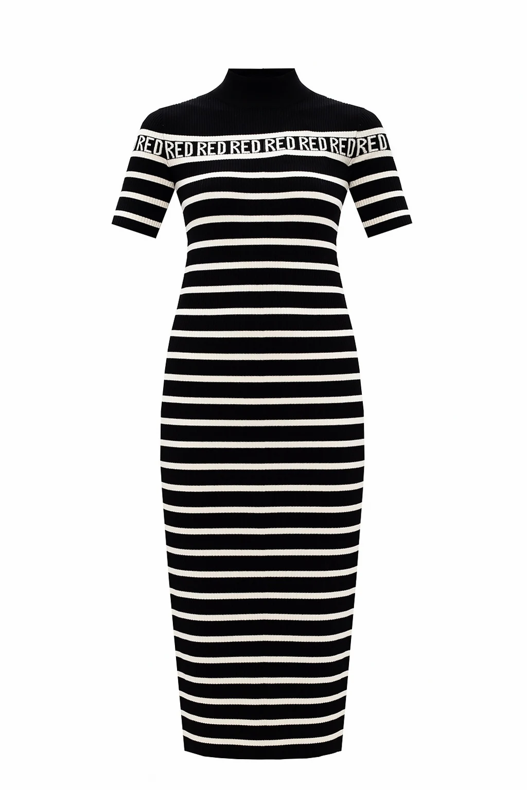 BLACK Dress with logo
