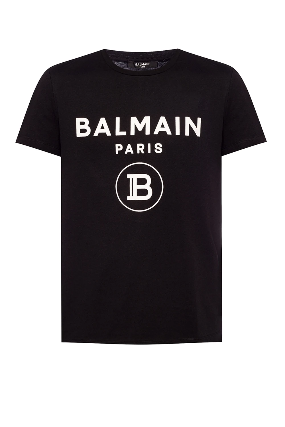 BLACK T-shirt with velvet logo