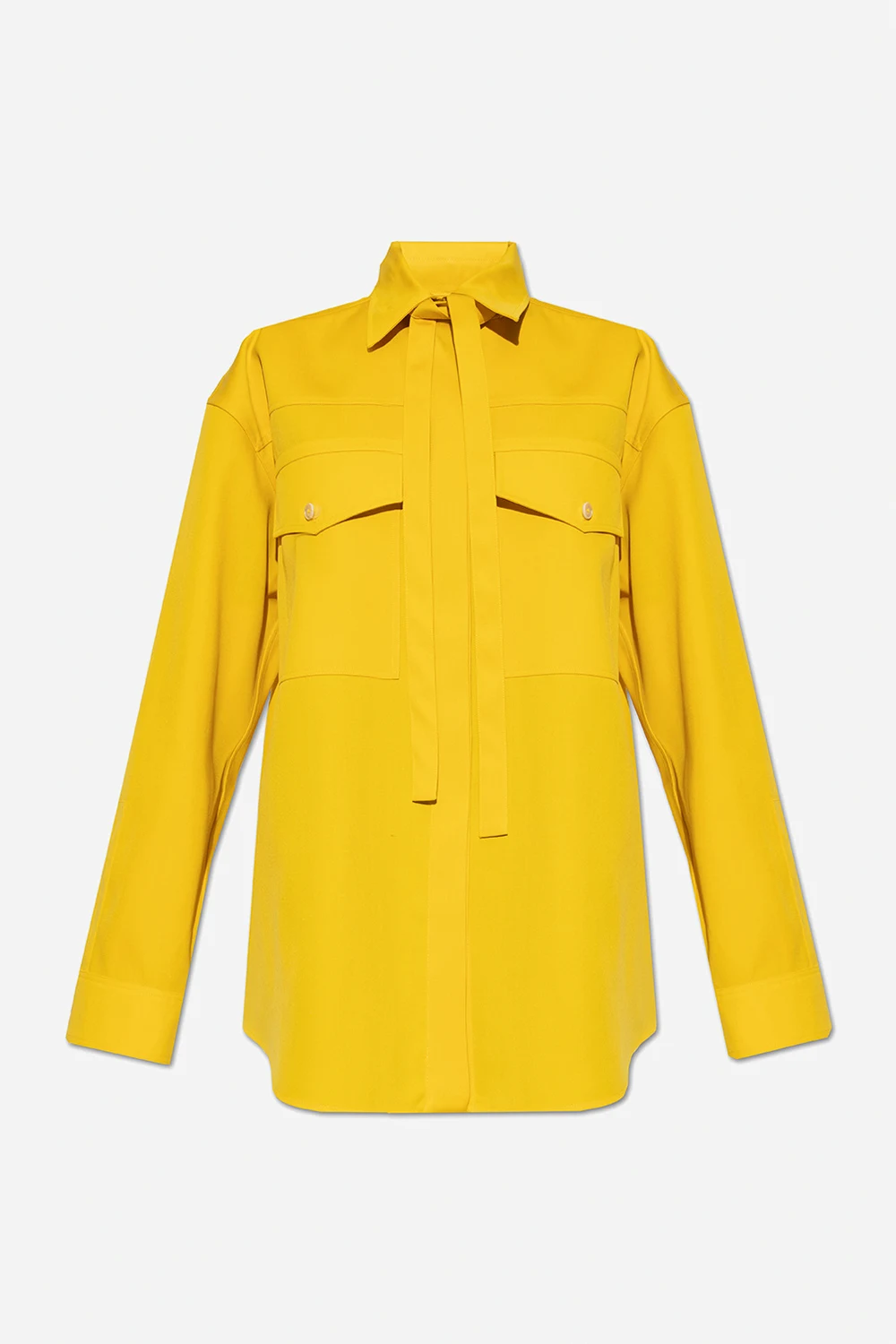Oversize wool shirt