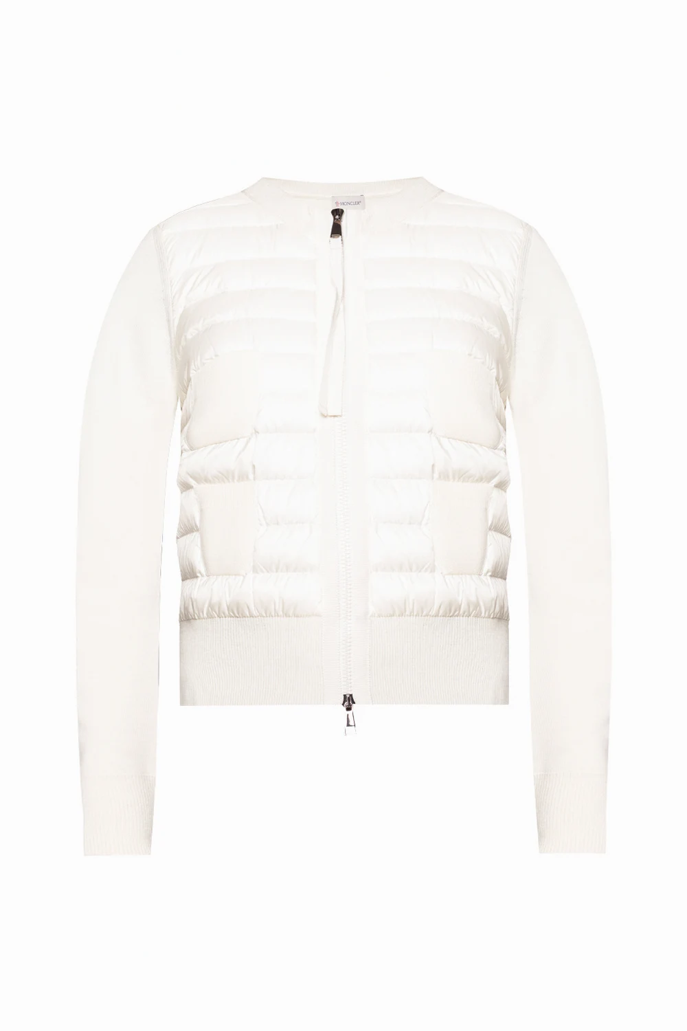 Sweater with band collar