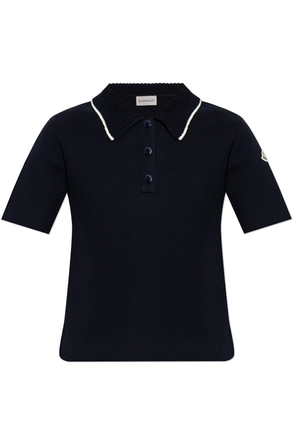 MARINEBLAU Polohemd aus Baumwolle