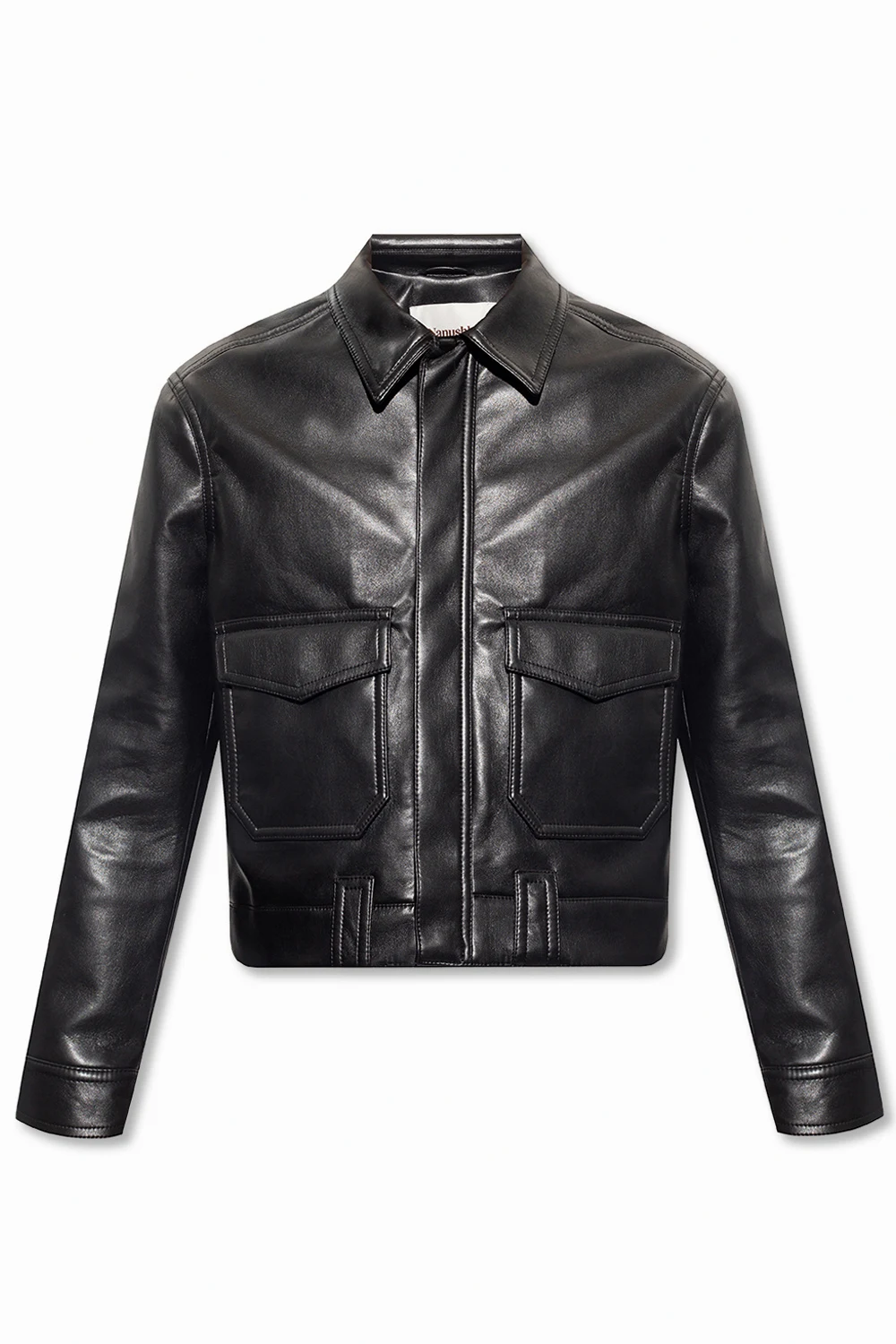 BLACK ‘Ruben’ jacket with collar
