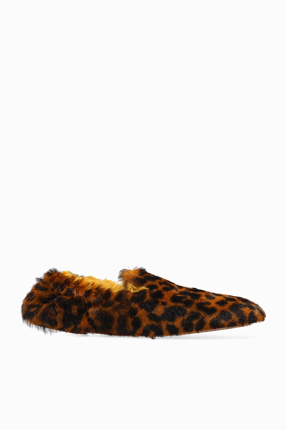 Leopard print slippers