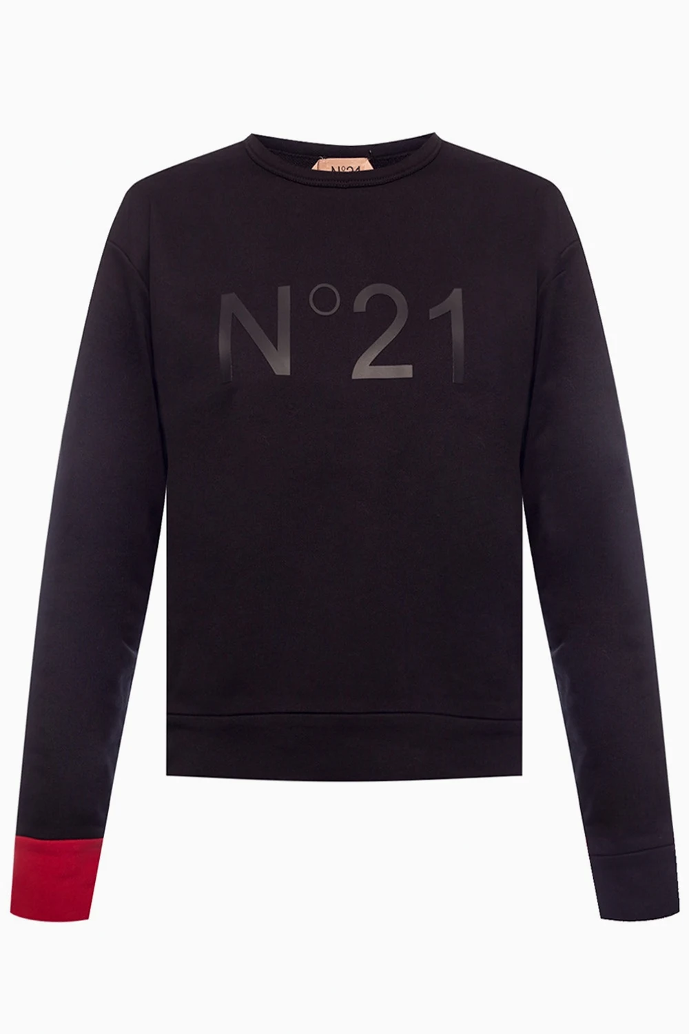 BLACK Sweatshirt with logo