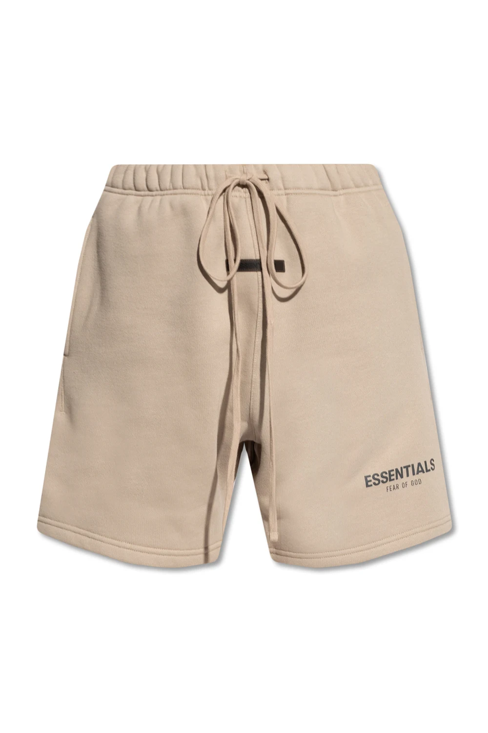 beige Shorts with logo