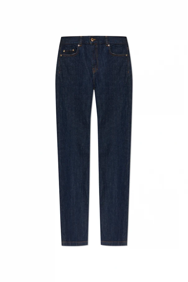 MARINEBLAU Jeans mit Logo